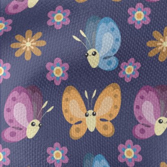 Big-eyed Playful Butterfly Waterproof Canvas