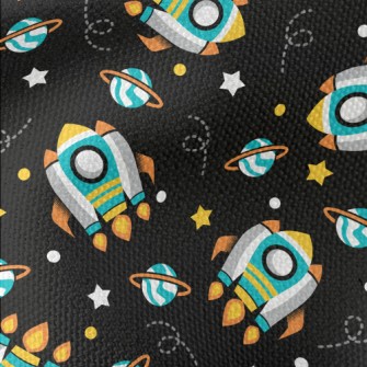 Rocket To Space Waterproof Canvas