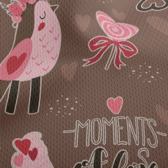 Wreath Decoration Bird Athletic Mesh Flat Back