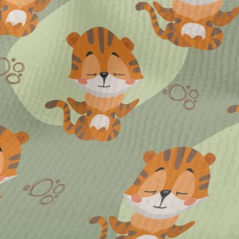 Meditation Sitting Tiger Terry