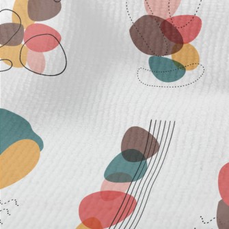 Abstract Color Block Dotted Li Terry