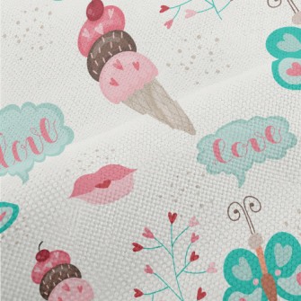 Alarm Clock Ice Cream Butterfl Performance Linen