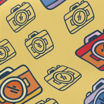 Cartoon Point-and-shoot Camera Twill