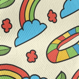Cartoon Color Rainbow Standard Corduroy