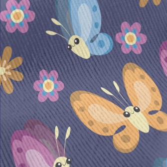 Big-eyed Playful Butterfly Standard Corduroy