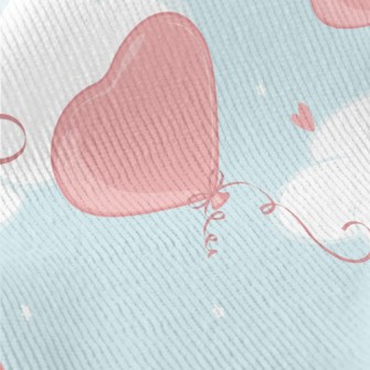 Love Balloons Flying To The Sk Standard Corduroy