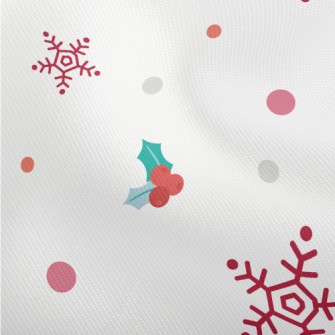 Christmas Berry Snowflakes Dobby
