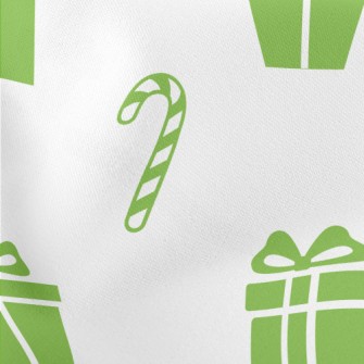 Candy Cane Gift Box Stretch Ponte