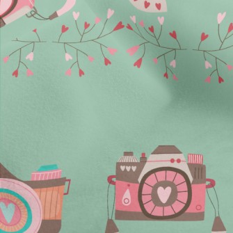Pink Love SLR Camera Micro Fleece