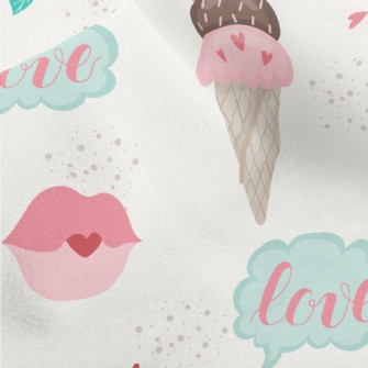 Alarm Clock Ice Cream Butterfl Micro Fleece