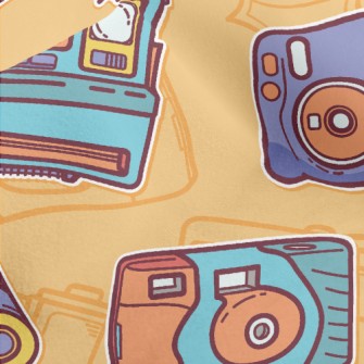 Retro Polaroid Camera Micro Fleece