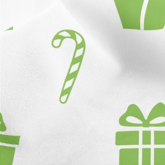 Candy Cane Gift Box Micro Fleece