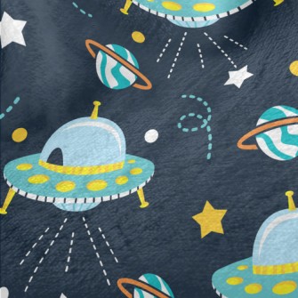 UFO In Outer Space Minky