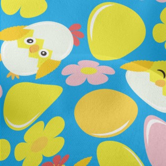 Happy Chick Breaking The Egg Lightweight Performance Linen