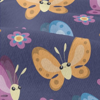 Big-eyed Playful Butterfly Modern Jersey