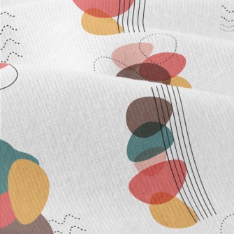 Abstract Color Block Dotted Li Modern Jersey
