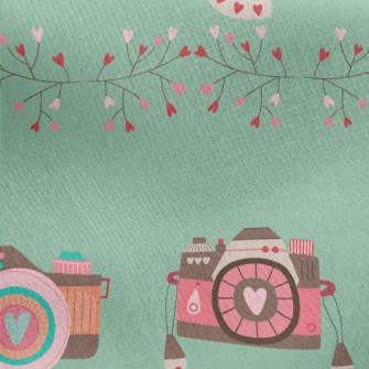 Pink Love SLR Camera Jersey Backed Fleece