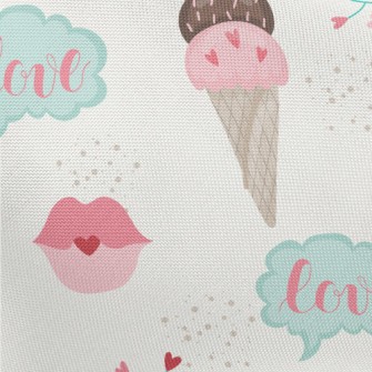 Alarm Clock Ice Cream Butterfl Pongee