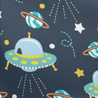 UFO In Outer Space Pongee
