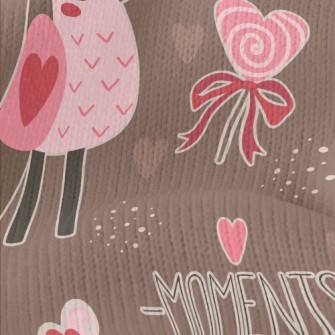 Wreath Decoration Bird Stretch Jersey