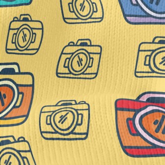 Cartoon Point-and-shoot Camera Stretch Jersey