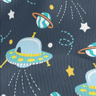 UFO In Outer Space Stretch Jersey