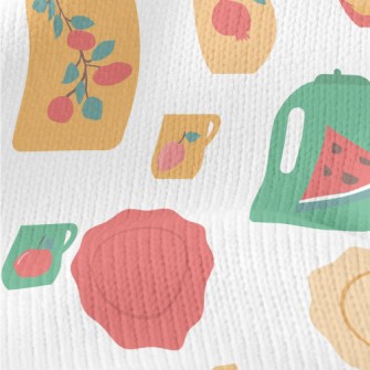 Beautiful Patterned Target Pla Stretch Jersey