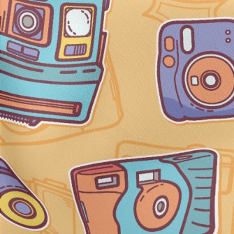 Retro Polaroid Camera Lightweight Cotton Poplin
