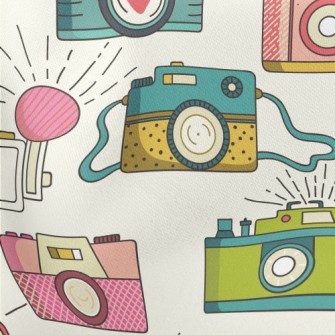 Various Camera Models Lightweight Cotton Poplin