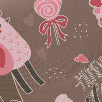 Wreath Decoration Bird Midweight Cotton Poplin