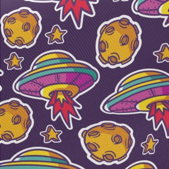 Asteroid UFO Midweight Cotton Poplin