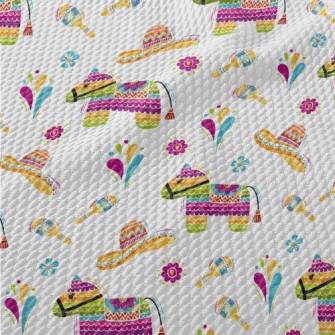 Mexican Rainbow Horse Birdseye Piqué