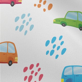 Colorful Mercedes Benz Cars Chiffon