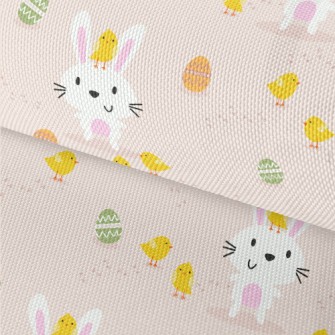 Cartoon Bunny And Chicken Waterproof Oxford