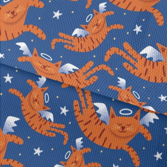 Smiling Angel Cat Waterproof Oxford