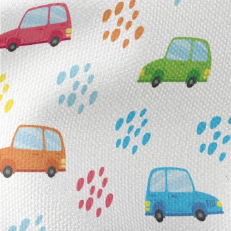 Colorful Mercedes Benz Cars Waterproof Canvas