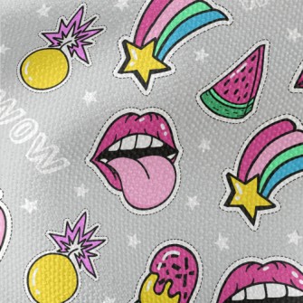 Colorful Ice Cream Watermelon  Waterproof Canvas
