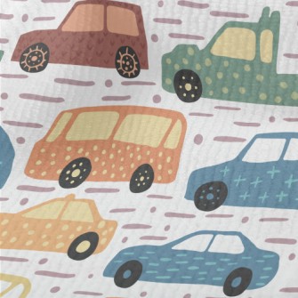 Geometric Decorative Car Terry