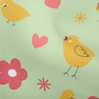 Chicks And Flowers Dobby