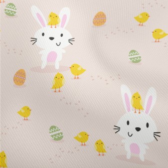 Cartoon Bunny And Chicken Dobby