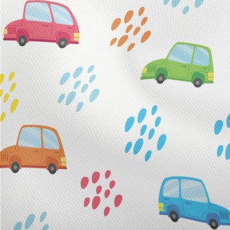 Colorful Mercedes Benz Cars Dobby