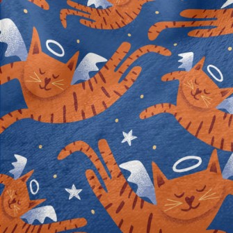 Smiling Angel Cat Minky