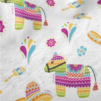 Mexican Rainbow Horse Minky