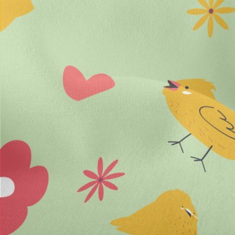 Chicks And Flowers Lightweight Performance Linen