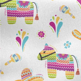 Mexican Rainbow Horse Jersey Backed Fleece