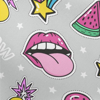 Colorful Ice Cream Watermelon  Pongee