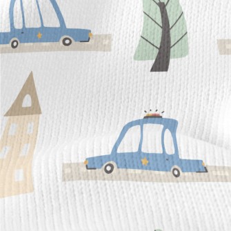 Patrol Police Car Stretch Jersey