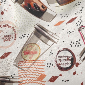 Visual Impact Coffee Cup Minky