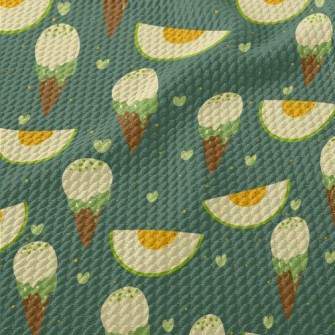 Melted Melon Ice Cream Birdseye Piqué