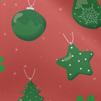 Christmas Tree Ball Ornament Chiffon